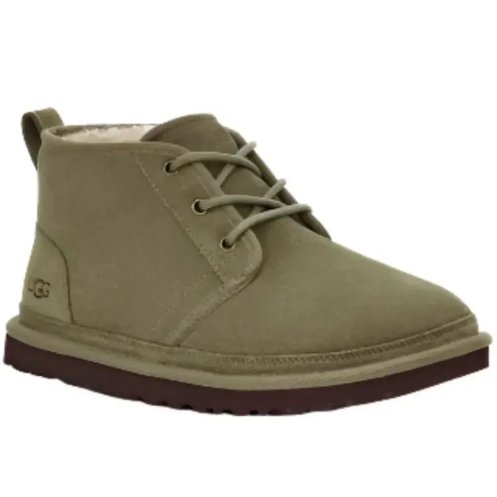 UGG Men's Neumel Suede Casual Boots Burnt Olive Green Size 13
